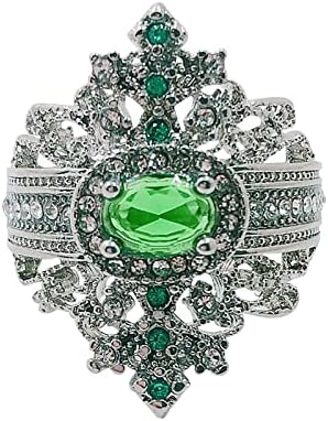 טבעת נצנצים טבעת טבעת מזג אופנה אירועים טבעת טבעת טבעות טבעות וינטג '