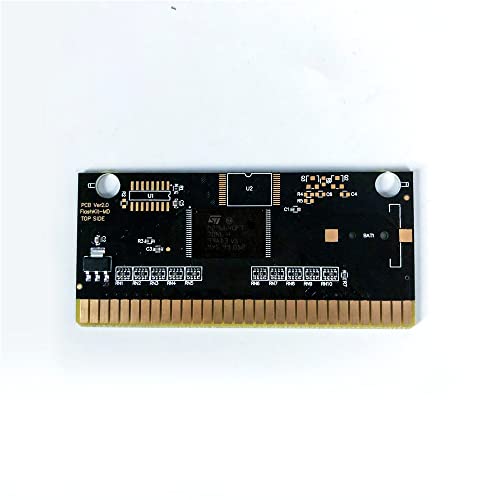 Aditi True Lies - ארהב Label FlashKit MD Electroless Card Gold Card עבור Sega Genesis
