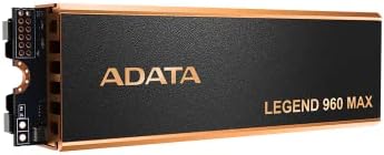 Adata 4TB SSD Legend 960 מקסימום עם Chelsink PCIE GEN4X4 NVME M.2 משחק פנימי SSD עד 7,400 MB/S PS5 תואם