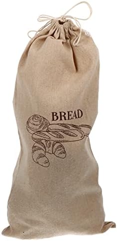 מוטון לחם תיק לחם תיק פשתן לחם שקיות לשימוש חוזר שרוך תיק תוצרת בית כיכר לחם אחסון מזון אחסון עבור אופים בית
