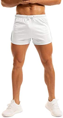 מכנסיים קצרים מצוידים לגברים של Ouber פיתוח גוף חדר כושר אימון מפעיל מכנסי הרמה הדוקים