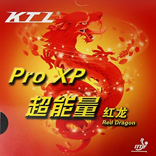 KTL PRO XP פיפס דרקון אדום בגיליון גומי טניס שולחן