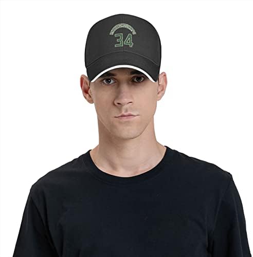 Vihira giannis-antetokounmpo34 כדורסל כובעי כובעי תלת מימד הדפסת sunhat unsiex אופנה מתכווננת בחוץ