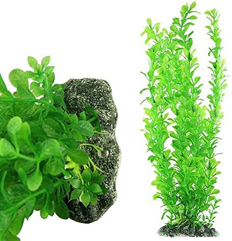 מלופוסה מלאכותי אקווריום צמח קישוט דקור פלסטיק מים דשא עבור אקווריום דגי טנק קישוט ירוק