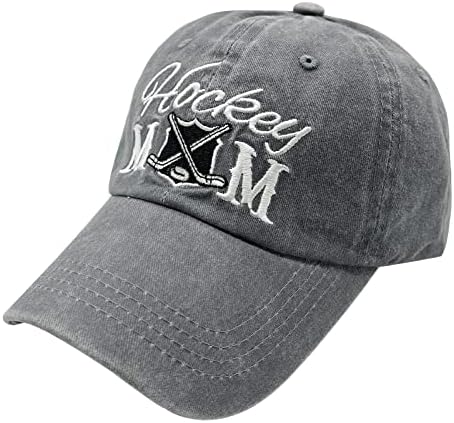 הוקי נשים של וולדלי -הוקי כובע רקום כובע בייסבול מתכוונן ג'ינס מתכוונן