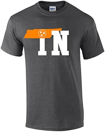 Mens Tennessee Tshirt Tennessee State State Flag Cont