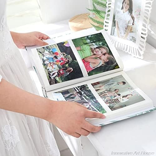Jydbrt 4D גדול 6 אינץ 'אלבום תמונות 100 גיליונות נייר נייר תינוקות תינוקות משפחתיים אלבומים חתונה FOTO