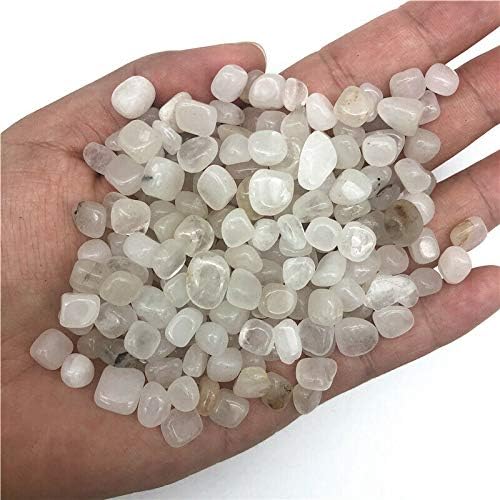 Laaalid XN216 50G 5-8 ממ טבעי לבן שיש גביש חצץ אבני חצץ דגימה לקישוט ריפוי אבנים טבעיות ומינרלים