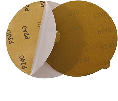 ZSBLXHHJD נייר זכוכית שוחק PSA/קלסר נייר זכוכית זהב - 6 אלומינה גלגלים בגודל 150 ממ 60 עד 1000 חצץ
