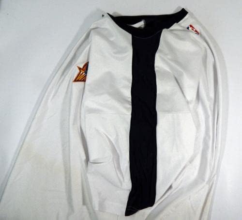 משנת 2000 Golden State Warriors 20 משחק השתמש בחולצת קליעה לבנה 3xl DP44945 - משחק NBA בשימוש