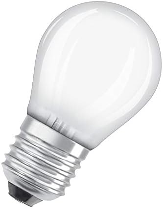מנורת לד / בסיס אוסראם: ה27 / לבן חם / 2700 ק / 2.50 ואט/החלפה לנורת ליבון 25 ואט/חלבית/לד שיפוץ קלאסי עמ