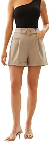 קייט קאסין נשים 2023 מכנסיים קצרים ברמודה קיץ מותניים גבוהים חידוש אלסטי קצר טיולים רופפים רגל רחבה קצרה