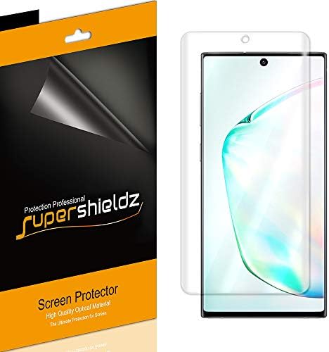 Supershieldz מיועד למגן המסך של Samsung Galaxy Note 10, מגן ברור בהגדרה גבוהה