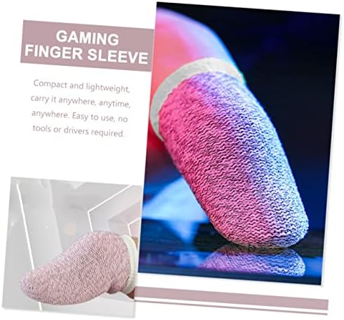 ספורט 10 יחידות משחק מיטת אצבע אגודל מגן מסכי מגע אצבע כיסוי אצבע מכסה סיבי פחמן אצבע כיסוי אצבע
