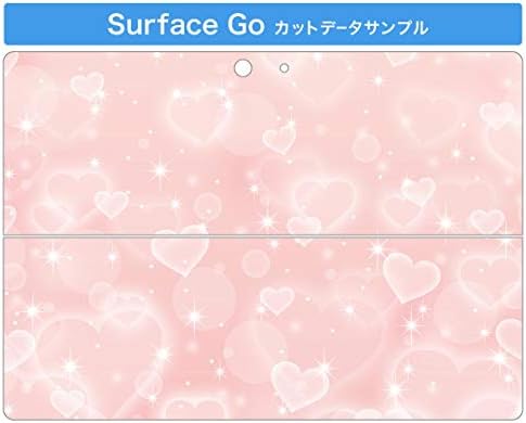 כיסוי מדבקות Igsticker עבור Microsoft Surface Go/Go 2 אולטרה דק מגן מדבקת גוף עורות 005894 דפוס ורוד לב