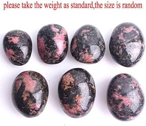 Ruitaiqin Shitu 1pc גביש טבעי אדום אדום רודוניטטציה אבן מלוטשת אבן כיס אבן רייקי ריפוי מתנה ylsh113