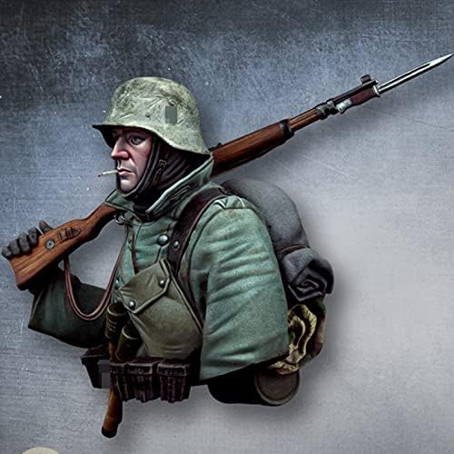 גודמואל 1/10 מלחמת העולם השנייה מוסקבה קרב גרמנית חייל שרף חזה דגם / אינו מורכב ולא צבוע חייל למות יצוק