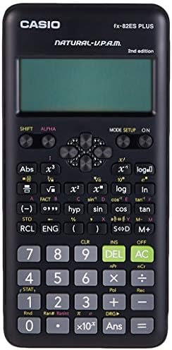 Casio fx-82es fx82es פלוס BK מציג מחשבון חישובים מדעיים עם 252 פונקציות