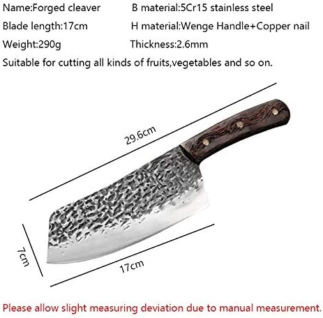 סכינים קליבר סכין, בשר קליבר, בעבודת יד מזויף מטבח סכין פלדה מזויף פטיש פס סיני סכין בשר קליבר ירקות