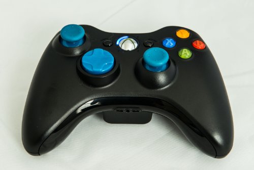 40 מצבים חדשים יריית LED ירידה כחולה יריית זריקה מהירה היקף Xbox 360 מבקר אש מהיר של Modded