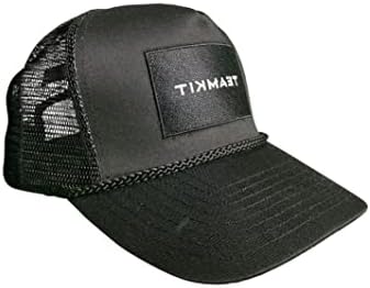כובע נהג המשאית של גברים ערכת צוות - קצף רשת קדמית בחזרה-מסוגנן & מגבר; לוגו תיקון שחור נוח - סנאפבק.
