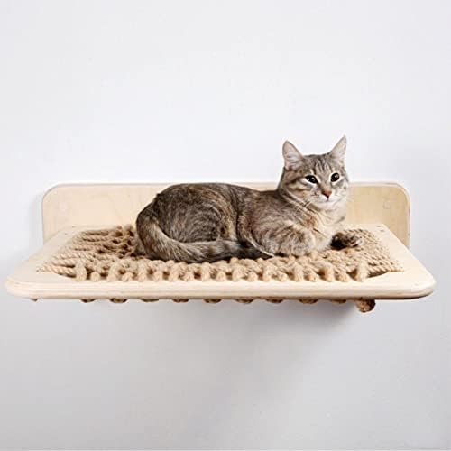 מודרני חתול קיר רכוב ערסל לחיות מחמד ריהוט בית תפאורה עץ חתול קיר מדף חתול קיר תליית מיטת חתול טיפוס מסגרת