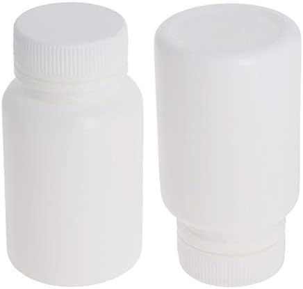 יוטאגוס 10 חתיכות מיכל כימי גלילי מעבדה ריקה מפלסטיק, בקבוק פוליאתילן מגיב, 80 מיליליטר