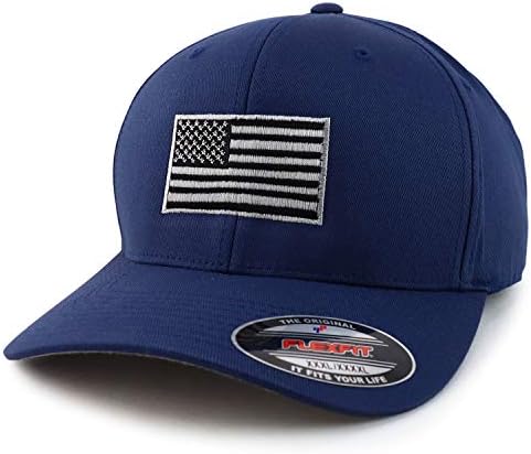 כובע פלקספיט רקום בדגל אמריקאי מתאים עד 3 ליטר