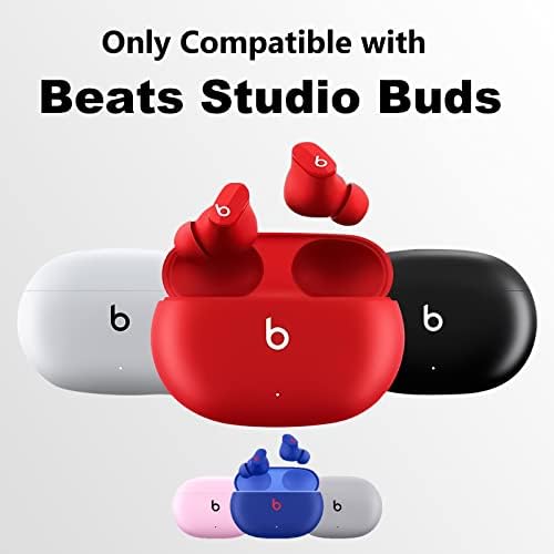 WONHIBO מארז דובי חמוד עבור Beats Studio Buds אוזניות אוזניות, כיסוי מגן על בעלי חיים סיליקון לגברים