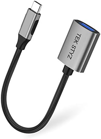 מתאם Tek Styz USB-C USB 3.0 תואם ל- Philips TAT1235WT/97 OTG Type-C/PD זכר USB 3.0 ממיר נקבה.