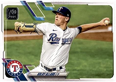 עדכון TOPPS 2021 US123 Kolby Allard NM ליד Mint Rangers