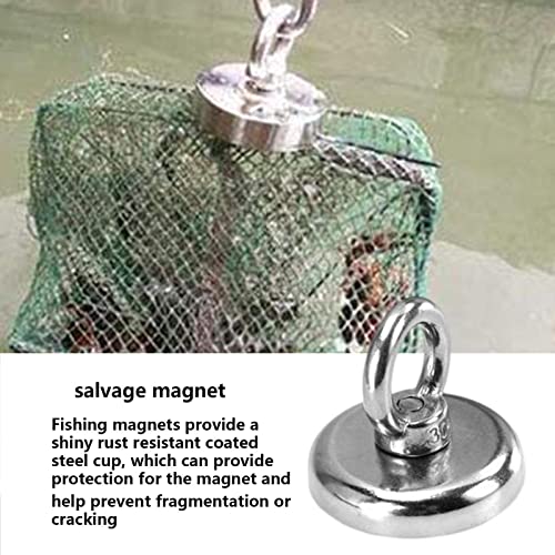 דיג מגנטים / מגנט רב עוצמה, חזק מגנט כפול צדדי ניאודימיום מגנט דיג ערכת משיכת כוח עבור מגנטי התאוששות