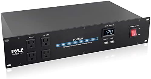 PylePro PDU POWER STRIP Protector Surge - 3600 Watt 15 AMP 20 יציאה כבד PCO885 & PDU SPURT STREGER