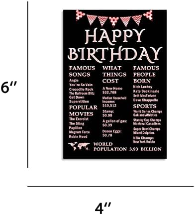 הזמנות ליום הולדת 50 של QZCYU עם מעטפות לאישה, הזמנות למסיבת יום הולדת 50, הזמנות ליום הולדת למבוגרים של