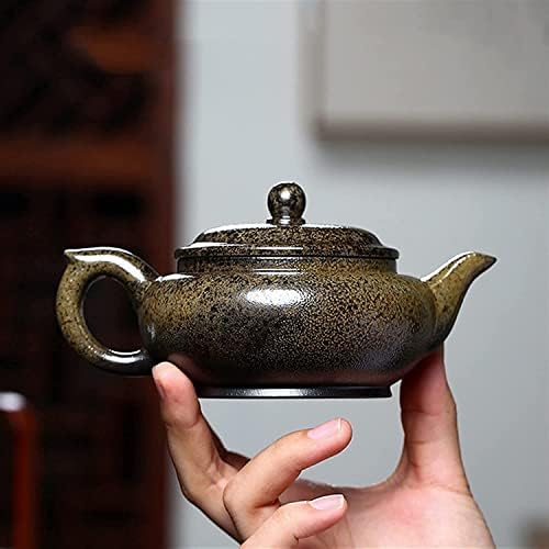 קומקום טה 230 מל עפרות גולמיות בוץ שחור סיר תה מסורת