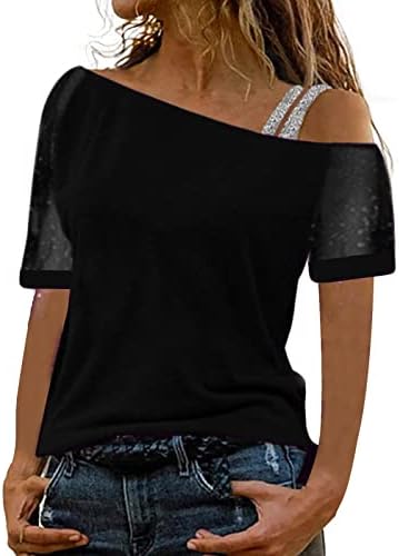 כושר רופף גרפי כיכר צוואר קיץ רטרו טרנדי מקרית ארוך שרוול חולצות חולצות לנשים לנשימה