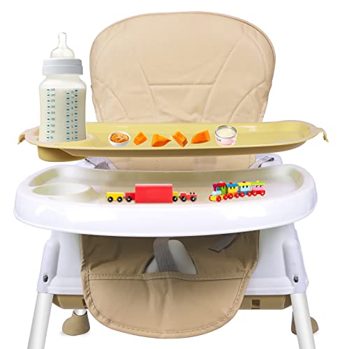 3 ב 1 תינוק גבוהה כיסא מתכוונן להמרה תינוקות גבוהה כיסאות עם נשלף מגש לתינוקות ופעוטות, אור