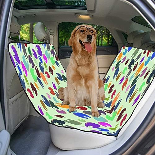 מותאם אישית עיצוב סגנון יד-צבוע אמנות הדפסת רכב מושב מכסה לכלבים עמיד למים החלקה עמיד רך