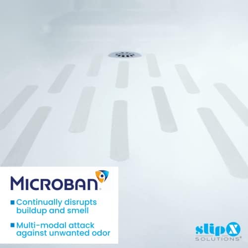 Slipx Solutions Microban-Microban שאינו החלקה על דבק דבק. אביזרי אמבטיה נגד החלקה - אמבטיה,