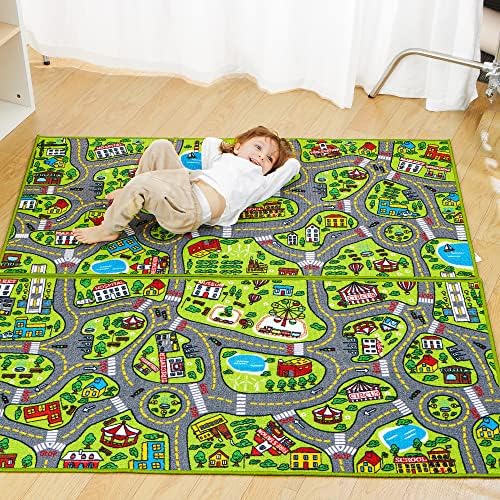 Joyin 2 Pack Playmat City Life Playmat for Kid