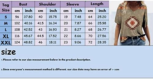 אתלטי למעלה קיץ חולצות לנשים עם צווארון חולצות רופף מתאים מזדמן בציר הדפסת טי חולצה חולצות נשים עם צוואר