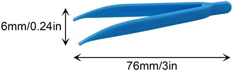 טוויזר JCBIZ 20 יחידות מרפק מרפק פלסטיק מלקחיים חרוזים מגוונים צבע מלקחיים 3 אינץ