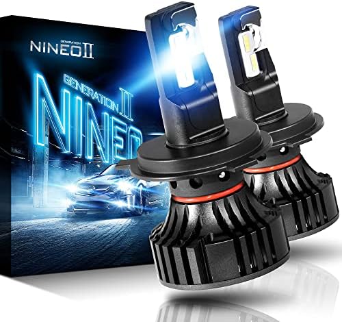 Nineo H4 נורות LED ו- 10 PCS 194 921 T10 נורות LED