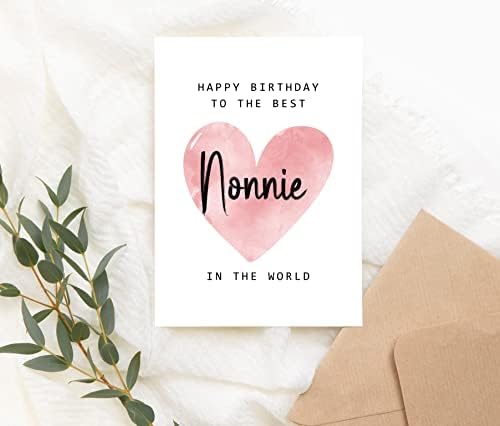 יום הולדת שמח לכרטיס הנוני ביותר בעולם - כרטיס יום הולדת נוני - כרטיס נוני - מתנה ליום האם - כרטיס