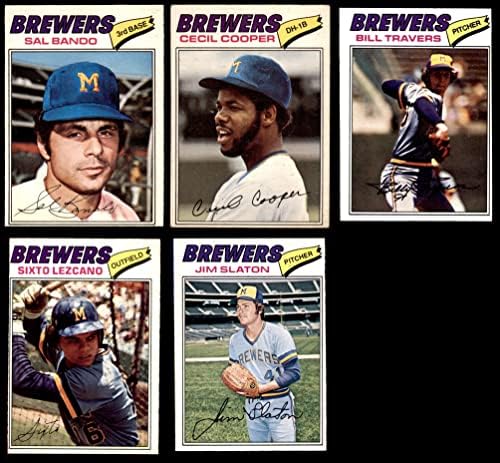 1977 צוות O-Pee-Chee Milwaukee Brewers SET MILWAUKEE BREWER