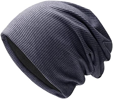 כפת כובע לסרוג כובע לנשים גברים יוניסקס אופנה רפוי גולגולת כובעי נמתח קל משקל
