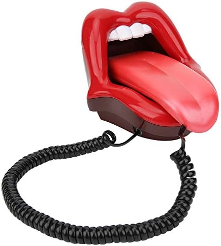 טלפונים קוויים, צורת שפתיים מודרנית סט טלפון קווי חדשני סט טלפון קווי לחיבור לקישוט משרדים במלונות ביתי