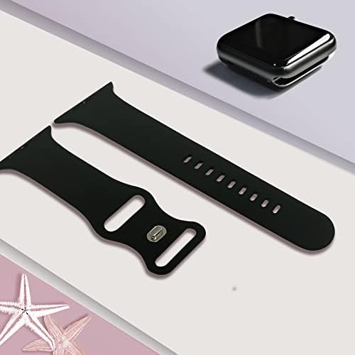 8 להקות אריזה תואמות להקת Apple Watch 38 ממ 40 ממ 41 ממ 42 ממ 44 ממ 45 ממ 49 ממ לנשים גברים, רצועת