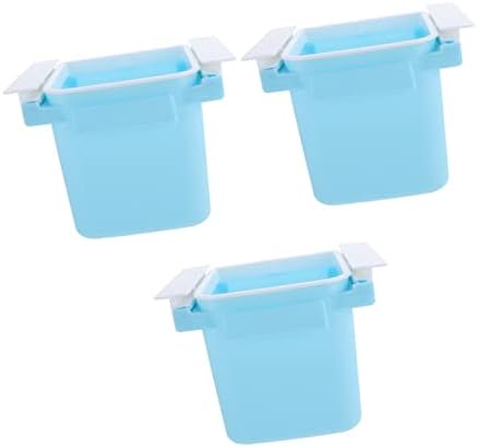 סטובוק 3 יחידות וקטן דלי פח אמבטיה שולחנות בית תחת אחסון שולחן אשפה שמיים-כחול ושונות פחי אשפה ארונות החוצה