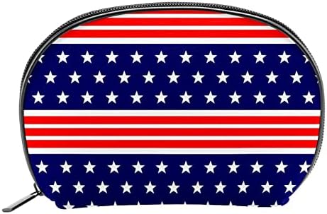 שקית איפור דגל אמריקאית שקית רוכס